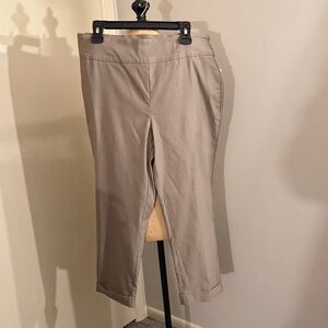 Tribal stich fix  Taupe Cropped Trousers